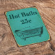 Hot Bath - Bathroom - Metal Humour Wall Sign