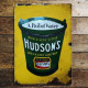 Hudson Goes A Very Long Way Soap - Metal Advertising Wall Sign