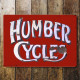 Humber bicycle Cycles Bike Sign - Metal Wall Sign