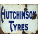 Hutchinson Tyres - Metal Advertising Wall Sign