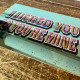 I Licked You So You&#039;re Mine Mirror  - Mirroed Metal Wall Sign