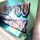 I Linked You So Your Mine Pub Bar Mirror - Mirroed Metal Wall Sign