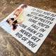 I&#039;d tell you To kiss my arse But - Pin Up Girl - Metal Travel Wall Sign