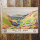 Isle Of Man Travel  By LMS - Metal Travel Wall Sign