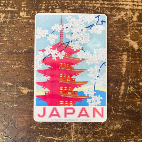 Japan Travel Wall Metal Sign