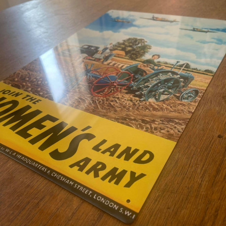 Join The Womans Land Army - Metal Propaganda Wall Sign