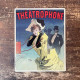 Jules Cheret Theatrophone - Metal Fine Art Wall Sign