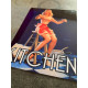 Kitchen Door Sign Personalised With Any Name / Text - Pin Up Girl In Kitchen - Metal Sign