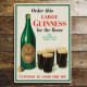 Large Guinness For Home - Metal Advertising Wall Sign