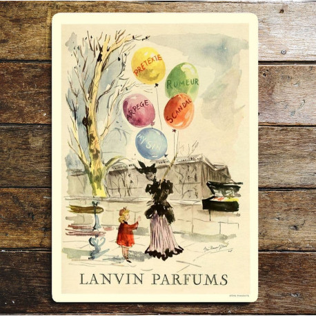 Laven Parfums French Perfume - Metal Advertising Wall Sign