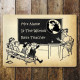 Leaving Present Best In The World Teacher personlised  - Metal Humour Wall Sign