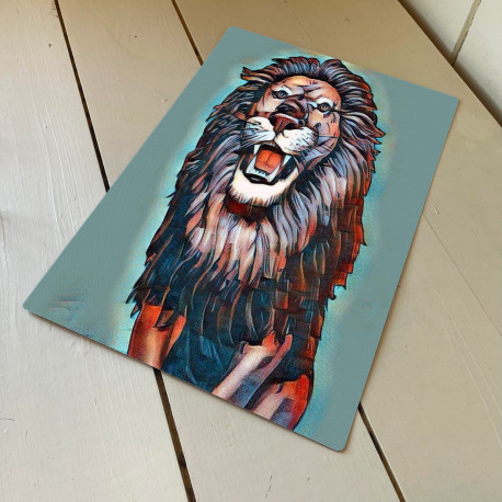 Lion Head Wall Sign