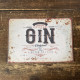 London Dry Gin Bar Tin Sign Metal Sign Plaque