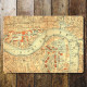 London Map Vintage Thames - Metal Travel Wall Sign (2) (3)