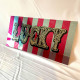 Lucky Circus Pub Bar Mirror - Mirroed Metal Wall Sign