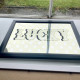 Lucky Mirror  - Mirroed Metal Wall Sign