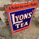 Lyons Tea A Packet For Every Pocket - Metal Advertising Wall Sign