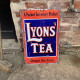 Lyons Tea A Packet For Every Pocket - Metal Advertising Wall Sign