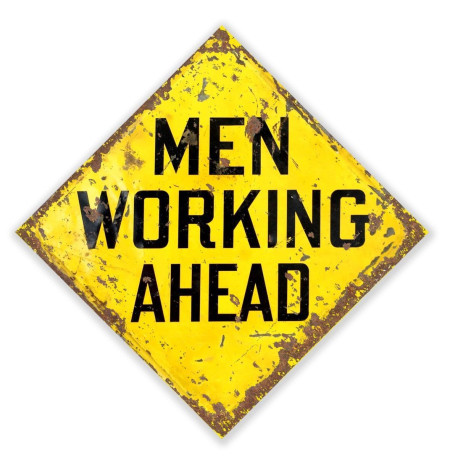 Men At Work - Metal Square Wall Sign