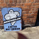 Michelin A Better Way Forward  Tires  - Metal Vintage Wall Sign