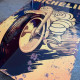 Michelin motorcycle Motor Bike  Tires  - Metal Vintage Wall Sign