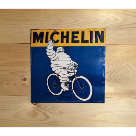 Michelin Square Bike - Metal Automotive Wall Sign