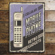 Mobile Phone Retro Gadgets - Metal Wall Sign