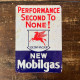 Mobilgas Motor Oil Performance - Metal Advertising Wall Sign