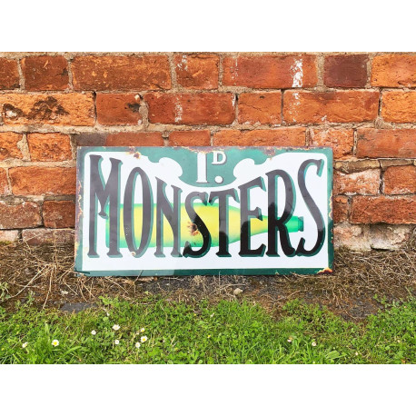 Monsters 24  Metal Wall Sign