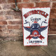 Motorcycle gangs Motorbike garage - Metal Retro Wall Sign