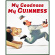 My Goodness My Guinness Lion  - Metal Advertising Wall Sign