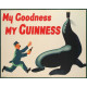 My Goodness My Guinness Seal Sea Lion - Metal Advertising Wall Sign