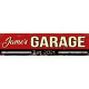 Name Garage Personlised Custom Your Any Text Metal Long Sign Plaque