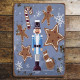 nutcracker christmas cookies gingerbread- Metal Advertising Wall Sign