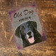 Old Dog Home brew Brewery Style Animal labrador - Metal Advertising Wall Sign