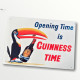 Opening Time Is Guinness Time Toucans - Metal Advertising Wall Sign