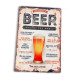 Order A Beer Around the world   - Metal Vintage Wall Sign