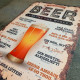 Order A Beer Around the world   - Metal Vintage Wall Sign