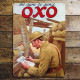 Oxo Cube be Sure To Send - Metal Advertising Wall Sign