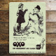 Oxo Cube For Nourishment and Flavour - Metal Advertising Wall Sign