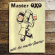 Oxo Cube Master Oxo - Metal Advertising Wall Sign