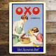 Oxo Cube Our Favourite Dish - Metal Advertising Wall Sign