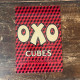 Oxo Cube Red  - Metal Advertising Wall Sign