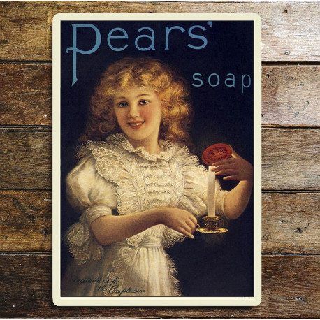 Pears Soap  - Metal Advertising Wall Sign