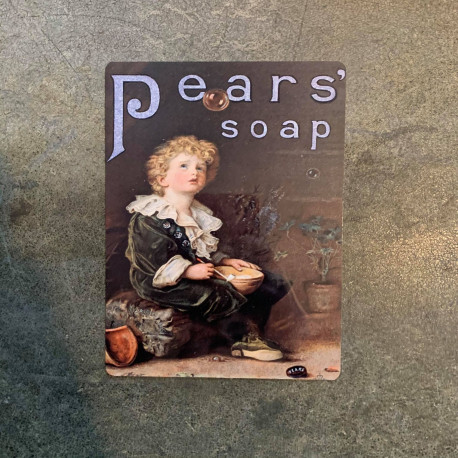 Pears Soap Bubbles - Metal Advertising Wall Sign