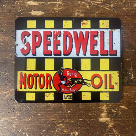 Peedwell Motor Oil Metal Sign Plaque