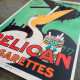 Pelican Cigarettes - Metal Advertising Wall Sign