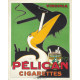 Pelican Cigarettes - Metal Advertising Wall Sign