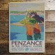 Penzance In The Cornish Riviera British Railways - Metal Travel Wall Sign