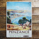 Penzance Travel By Train British Railways - Metal Travel Wall Sign